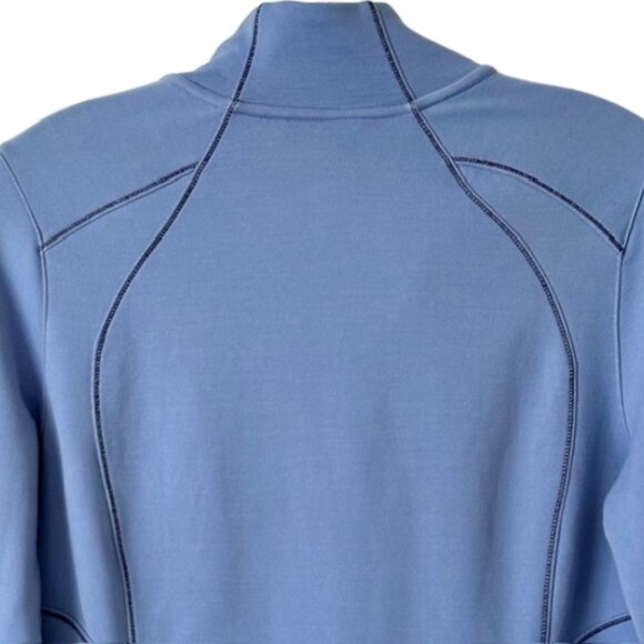 Smartwool PhD Full Zip Merino Wool Nylon Lightweight Jacket - Blue Black - M - Picture 7 of 14